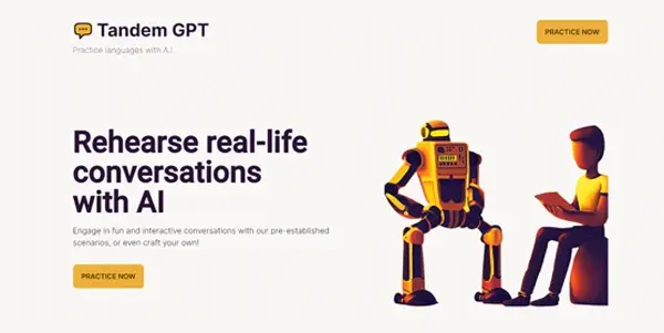 Screenshot of Tandem GPT