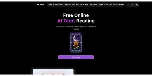 Screenshot of Tarotap