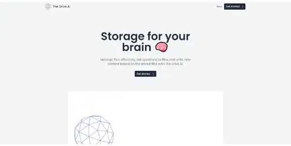 Screenshot of The Drive AI
