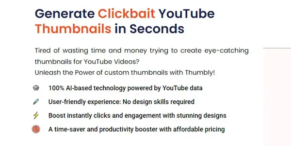 Screenshot of Thumbly