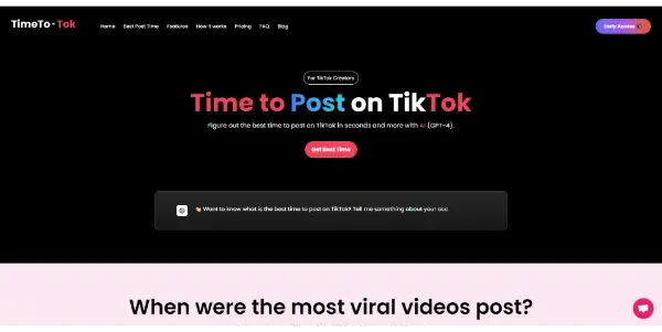 Screenshot of TimeToTok