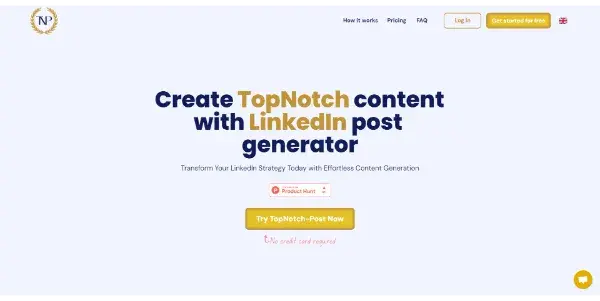 Screenshot of TopNotch-Post