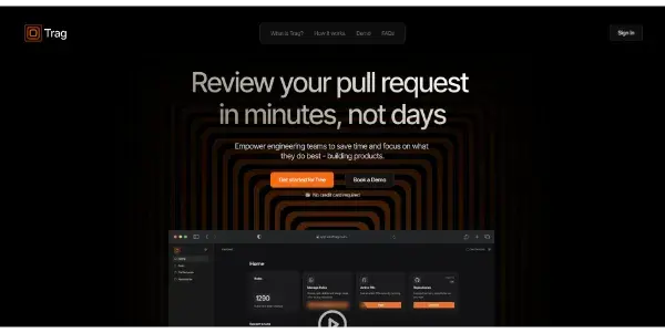 Screenshot of Trag