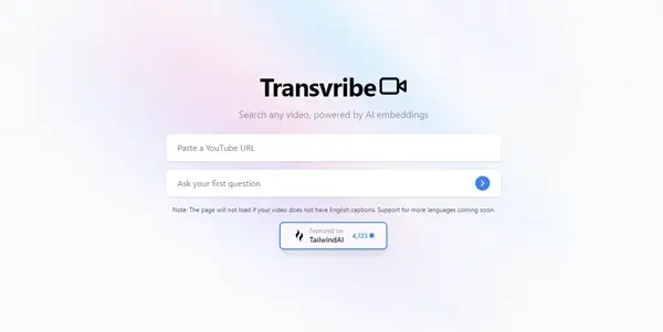 Screenshot of Transvribe
