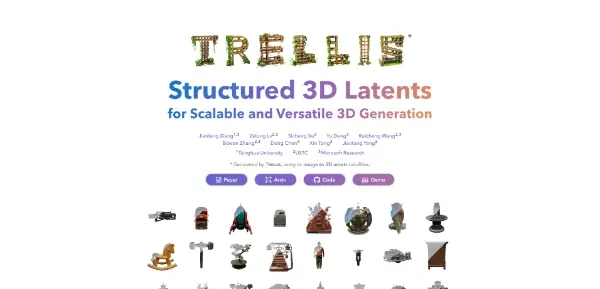 Screenshot of Trellis 3D