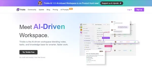 Screenshot of Trickle