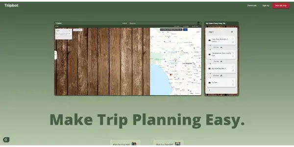 Screenshot of Tripbot