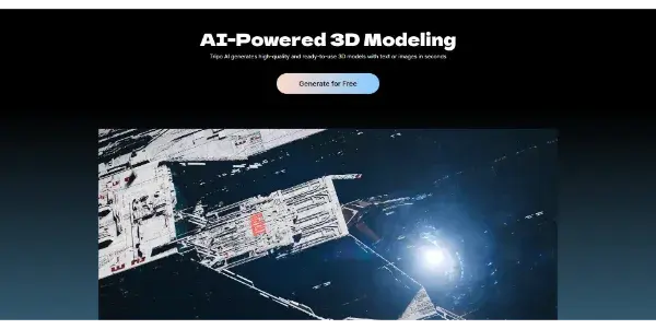 Screenshot of Tripo AI
