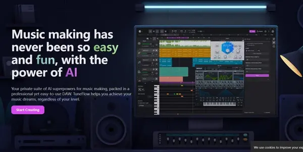 Screenshot of TuneFlow