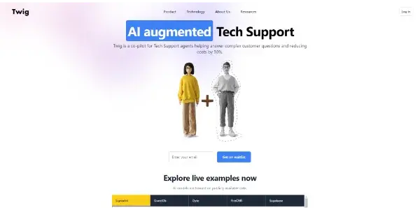 Screenshot of Twig