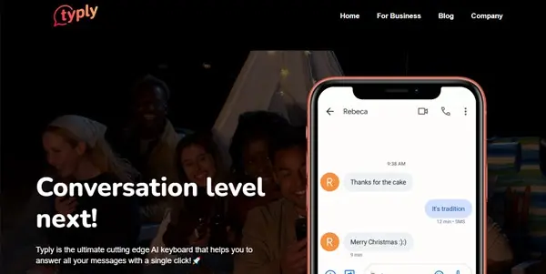 Screenshot of Typly