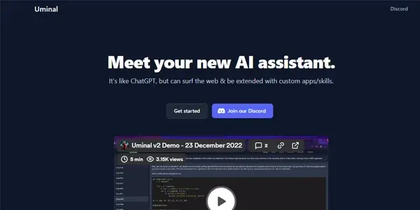 Screenshot of Uminal