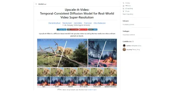 Screenshot of Upscale-A-Video
