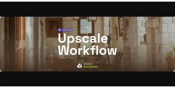Screenshot of Upscale Workflow
