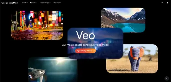 Screenshot of Veo by Google