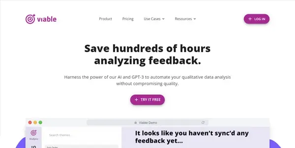 Screenshot of Viable