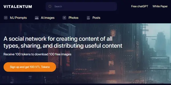 Screenshot of Vitalentim