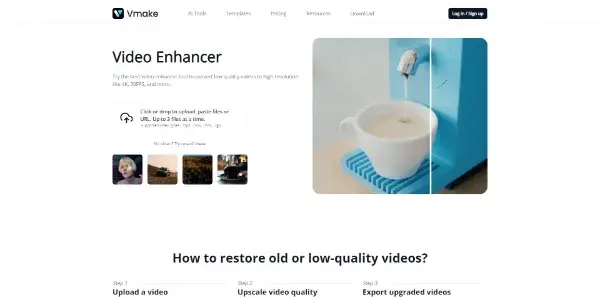 Screenshot of Vmake Video Enhencer
