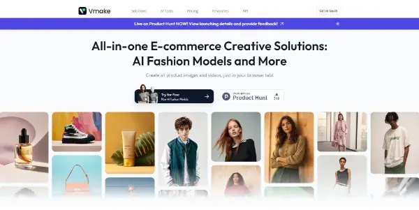 Screenshot of VmakeAI