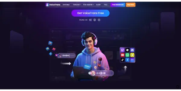 Screenshot of VoiceTrans Fineshare