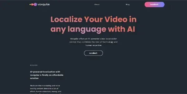 Screenshot of Voxqube