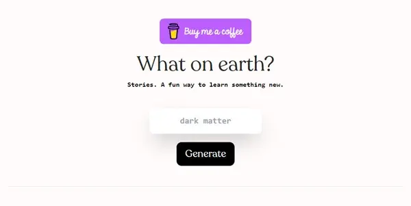 Screenshot of What on earth?