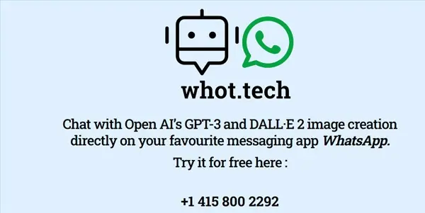 Screenshot of whot tech