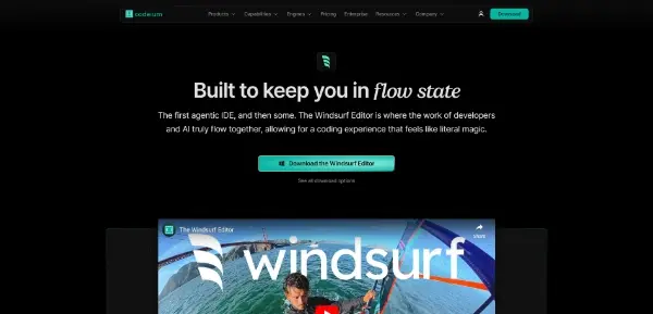 Screenshot of Windsurf Editor
