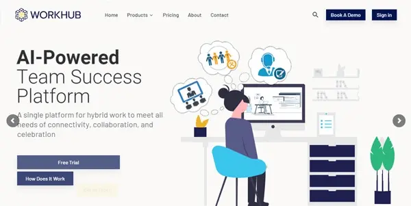 Screenshot of WorkHub