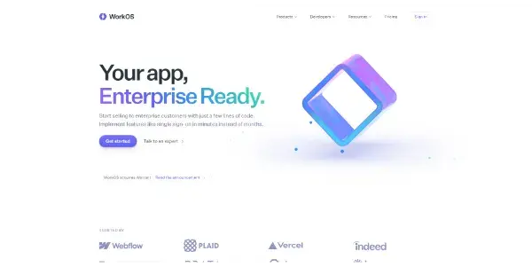 Screenshot of WorkOS