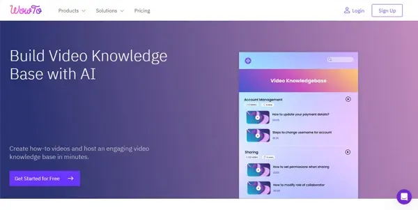 Screenshot of WowTo