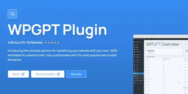 Screenshot of WPGPT