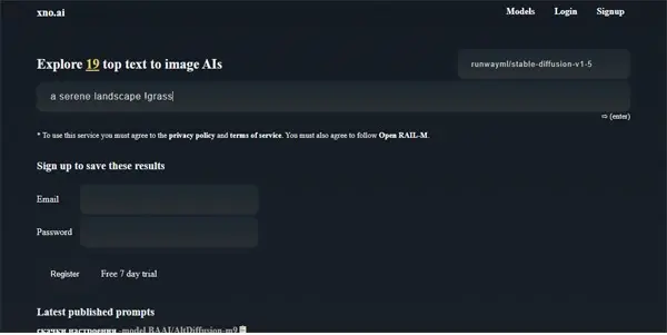 Screenshot of Xno AI