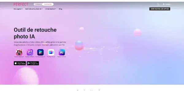 Screenshot of YouCam Makeup by Perfect Corp